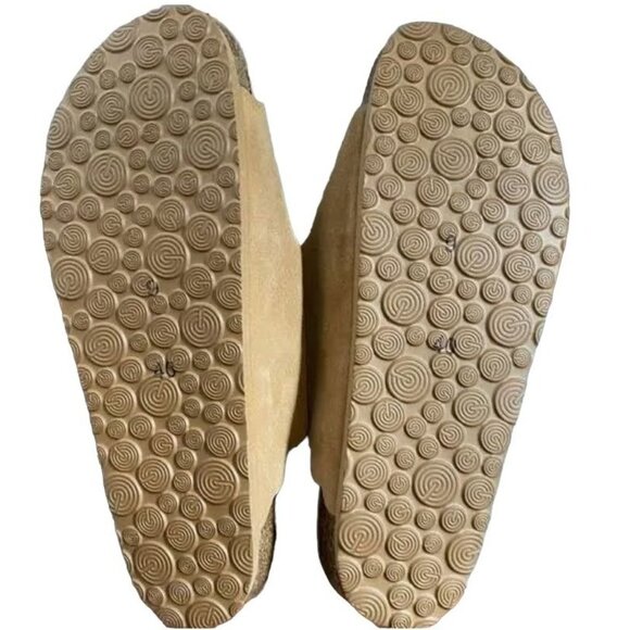 Genuins Faux Fur & Leather Suede Women’s Sandals Size: 9 US/40 EUR - Picture 6 of 6